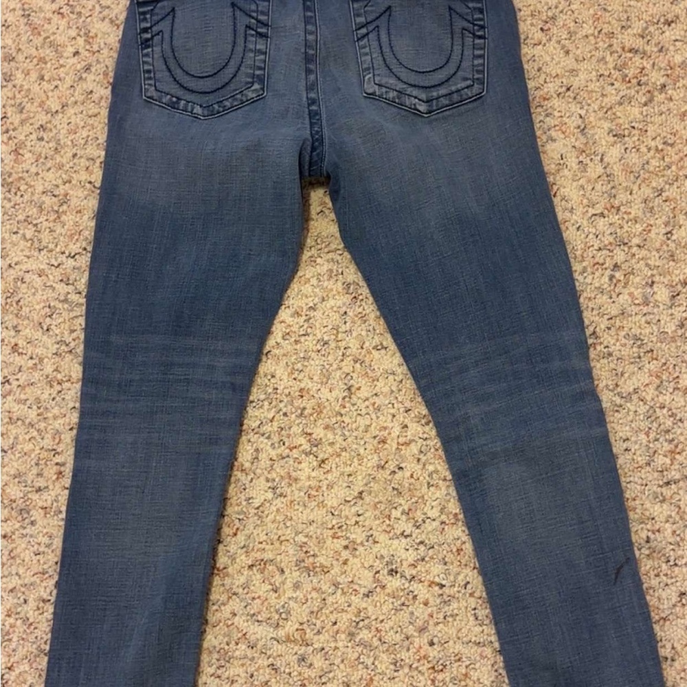 True religion Jenni Curvy Mid Rise Skinny Jeans